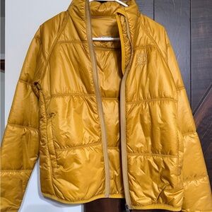 Women's Mustard Puffer Jacket